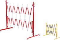 Dancop Uitklapbaar Hek - Rood/Wit - 3600mm - Met Rol