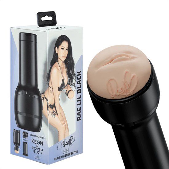 Kiiroo Pocket Pussy Rae Lil Black - Masturbator voor Man