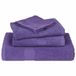 vidaXL - 6-delige Handdoekenset - FROGN - 360 g/m² - Paars