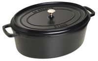 Staub Cocotte ovale 41 cm 12 litres Fonte Noir