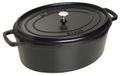 Staub Cocotte ovale 41 cm 12 litres Fonte Noir