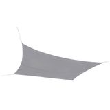 Les douces nuits de Mae Sunnydays Schaduwdoek lichtgrijs 4x3 m van polyester 160 g/m²