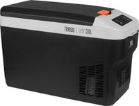 TEESA professionele compressor reiskoelkast met vriesfunctie 25L - Zwart/Wit
