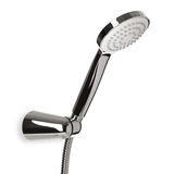 TATAY Handdouche Calma met Houder en Slang 1.5m met 10 cm Diameter | 5 Standen | Materiaal ABS | Waterbesparend Systeem en Antikalk | Solide Bouw | Handige Details, Chroom