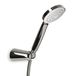 TATAY Handdouche Calma met Houder en Slang 1.5m met 10 cm Diameter | 5 Standen | Materiaal ABS | Waterbesparend Systeem en Antikalk | Solide Bouw | Handige Details, Chroom