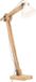 vidaXL Lampadaire E27 bois de manguier massif blanc