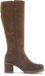 Gabor - Dames - Laarzen - Cognac - Suède - Blokhak - Ritssluiting - 5-7 cm hakhoogte