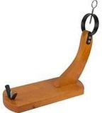 Hamhouder van hout Deluxe