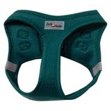 JACK AND VANILLA, Comfortabel mesh-harnas voor honden, gepersonaliseerde pasvorm, versterkte veiligheid, aantrekkelijk design, eenvoudig te bedienen, maat XS, 33-38 cm, blauw, verzendmodel