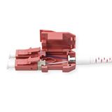 ROLINE Glasvezel Kabel duplex 50/125µm OM4, LC/LC, LSOH, UNIBOOT, violet, 15 m