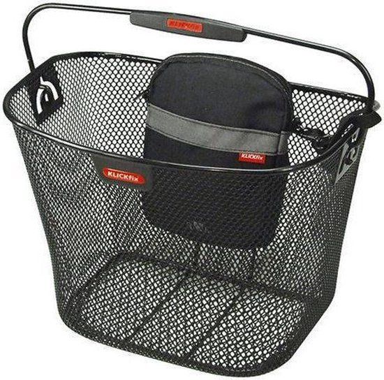 KLICKfix Unilux Front Bicycle Basket - 16L - Black