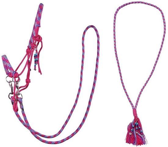 QHP Touwhalster combi Liberty - Pony - fuchsia
