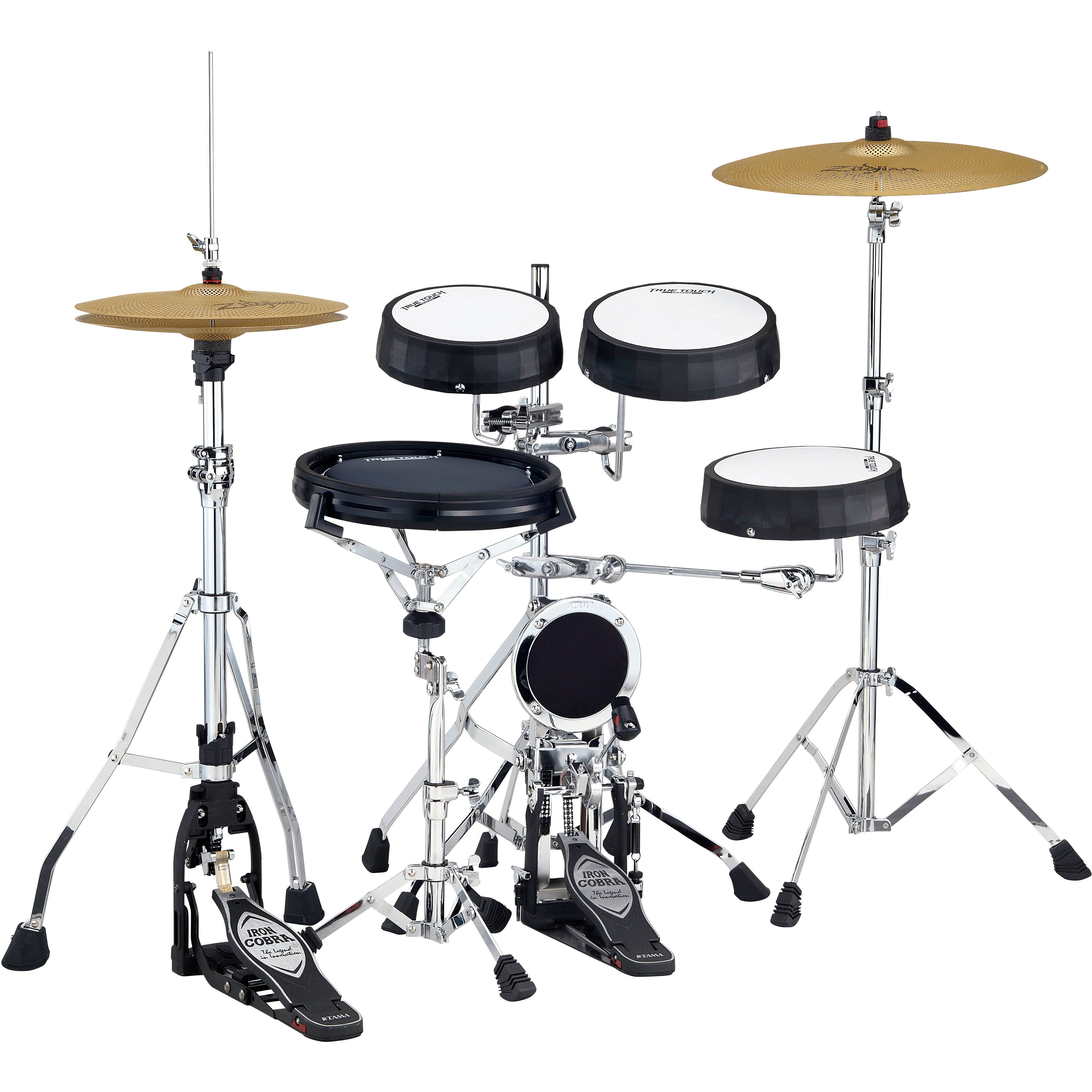 Tama TTK5S True Touch Training Kit - 5-delige stille oefenkit