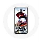 Maniacase Hoesje voor Samsung Galaxy A3 MotoCross Helm