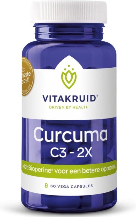 Vitakruid Curcuma C3-2X - 60 vegicaps