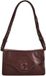 Coccinelle Leren schoudertas C-Me Softy Smooth Shoulder Bag Berry donkerpaars
