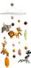 BeYoona Mobiel Jungle Dieren - 21cm - Vilten Figuren - Fairtrade - Decoratie voor Babykamer