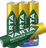 VARTA Batterijen AAA, oplaadbaar, 4 stuks, Recharge Accu Phone, 800 mAh