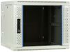 DSIT 9U witte wandkast (kantelbaar) met glazen deur 600x600x500mm (BxDxH) - serverbehuizing - serverrack - serverkast - 19 inch