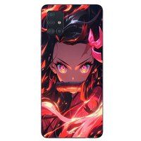 Maniacase Samsung Galaxy A51 5G Etui Demon Slayer Nezuko Kamado Manga Anime