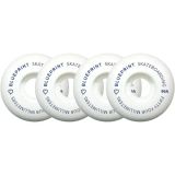 Blueprint Mini Heart 99A Skateboardwielen 4-Pack (54mm - Wit)