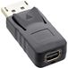 InLine 17196A DisplayPort male naar Mini DisplayPort female adapter Zwart