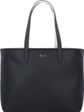 Lacoste Anna Zipped Shopping Bag Noir Farine Zwart