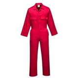 Portwest S999 Euro Work Polykatoen Overall - Rood - M
