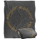 LORD OF THE RINGS Logo Silky Touch Super Soft Sprei Deken, 152 x 127 cm