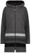 CMP Dames Parka met Vaste Capuchon - Antraciet Mel. - Wol/Polyester - Maat 40