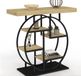 Étagère console industrielle en bois durable – haute qualité – design élégant – convient au salon – aspect moderne – confortable et pratique