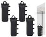 Elzusha – Set de 4 sacs de sable noirs pour tente et auvent – en tissu Oxford 600D