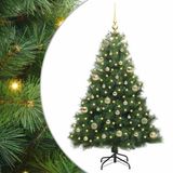 vidaXL Sapin de Noël artificiel avec 150 LED, Vert, 150 cm