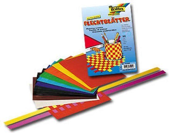 Folia Vlechtbladen 12 x 17 cm. 100 vel