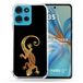 Cokitec Versterkte hoes voor Motorola G75 5G Animal Lezard Zwart