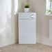 Hudson Reed WC-Ombouw Hoekmontage Modern met Reservoir - Wit met Chromen Spoelknop | Cluo
