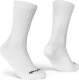 GripGrab FastStream Aero Fietssokken Hoog Performance Zomer Wielren Sokken Tijdrijden - Unisex - Wit - Maat S (38-41)