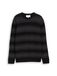 TOM TAILOR Pull gris anthracite / noir