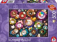 Schmidt - Puzzle - Chatons à la latte art - 500 pièces - Enfants - à partir de 10 ans