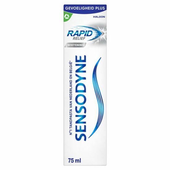 Sensodyne Rapid Relief Whitening Tandpasta 75ml