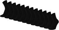 Morethansocks - Kindersokken - Unisex - Biologisch katoen - 4 Paar - Maat 23 t/m 26 - Zwart