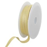 Les Petits Rubans Metalen leidingdraad – 10 mm breed, 25 m rol, 80% polyester 20% lurex, randen voor naaien, banners, stoffering, meubels, paspels, kleding, dekens