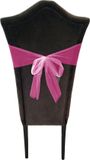 PartyDeco Tule stof op rol - 2x - fuchsia roze - 30cm x 9meter - Organza/mesh decoratie stoffen
