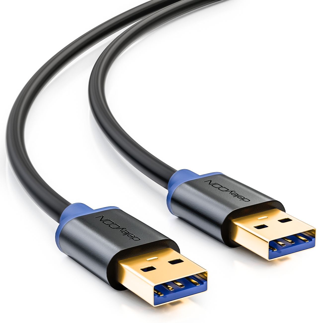 deleyCON MK745 USB-kabel 3m zwart