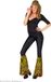 Widmann Hippie Kostuum Jaren 70 Psychedelic Goldband Goud Polyester Vrouwen Volwassenen One Size