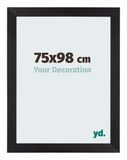 Your Decoration - Cadre puzzle 75x98 cm - Grain de bois noir - Cadre puzzle 1500-2000 pièces - Cadre photo MDF - Mura