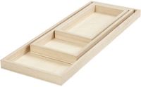 Creativ Company Houten Dienbladen Set 40x15 cm 3 stuks