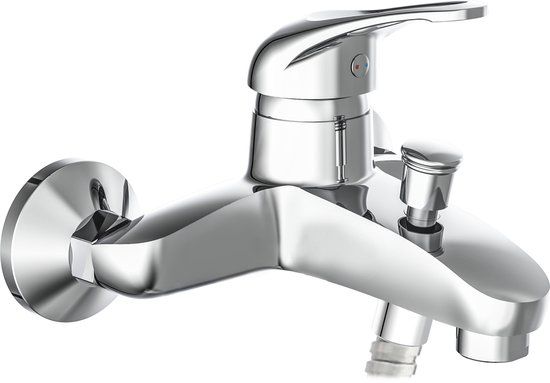 SCHÜTTE Calvino Badkraan - Mengkraan - Chroom - 15 cm Hartafstand
