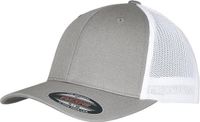 Flexfit Urban Classics Trucker Recycled Mesh Flexfit Pet S/M Grijs/Wit