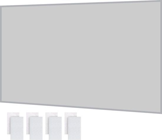 Strex Projectiescherm 100 Inch 16:9 - 220x120 cm - Beamer Scherm / Beamerdoek - 160° Kijkhoek - Incl. Ophangsysteem